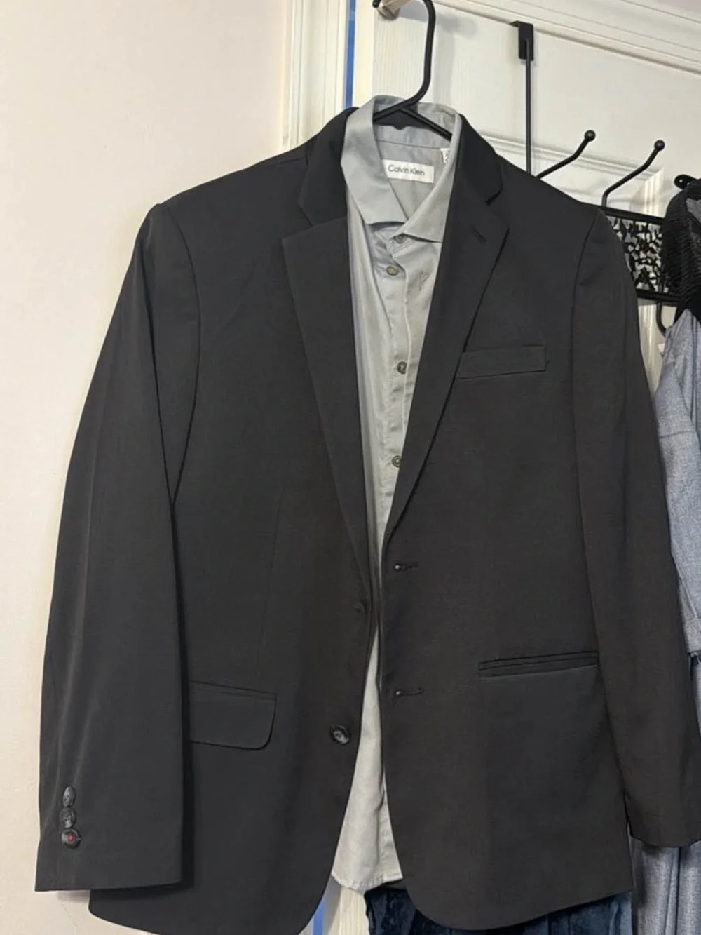 Tommy Hilfiger Boys Suit Size 14 with Calvin Klein Dress Shirt